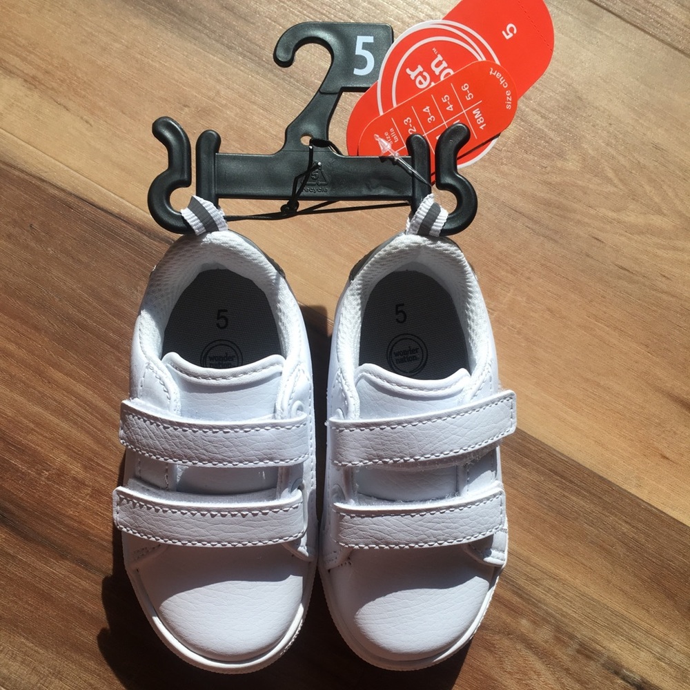Little boy kicks